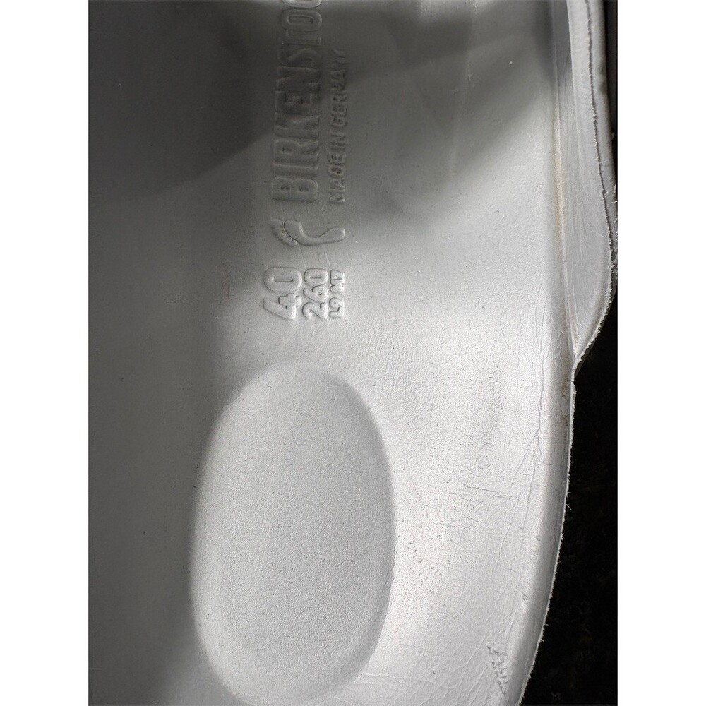 Birkenstock Arizona EVA Women's Slide Sandals Silver Metallic EU 40 US 9 - Picture 3 of 13